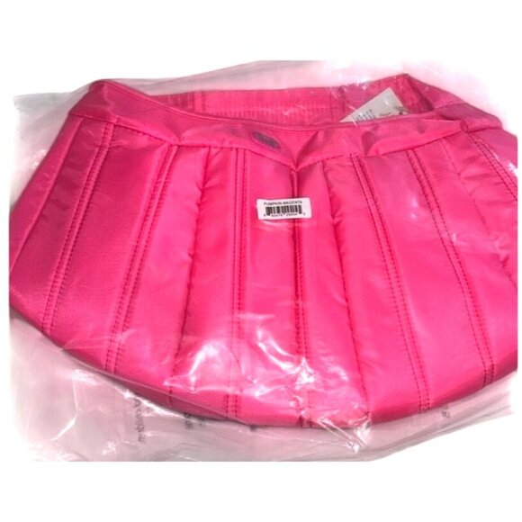 Lug Quilted Pumpkin Bag Neon  Pink Versatile Handbag Durable Nylon Fashionable & - Picture 3 of 6